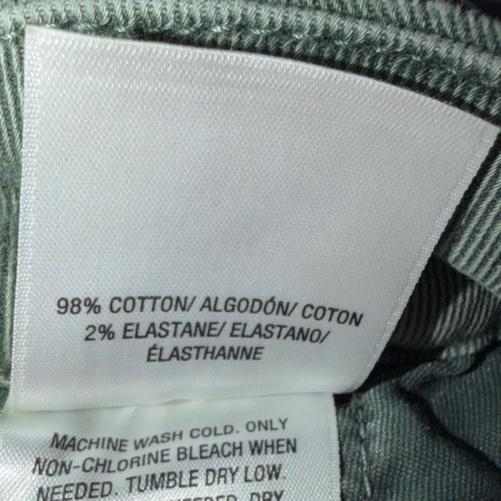 Hudson Los Angeles Womens Olive Green Cargo Pants Stretch Utility Size 25 - Picture 6 of 10